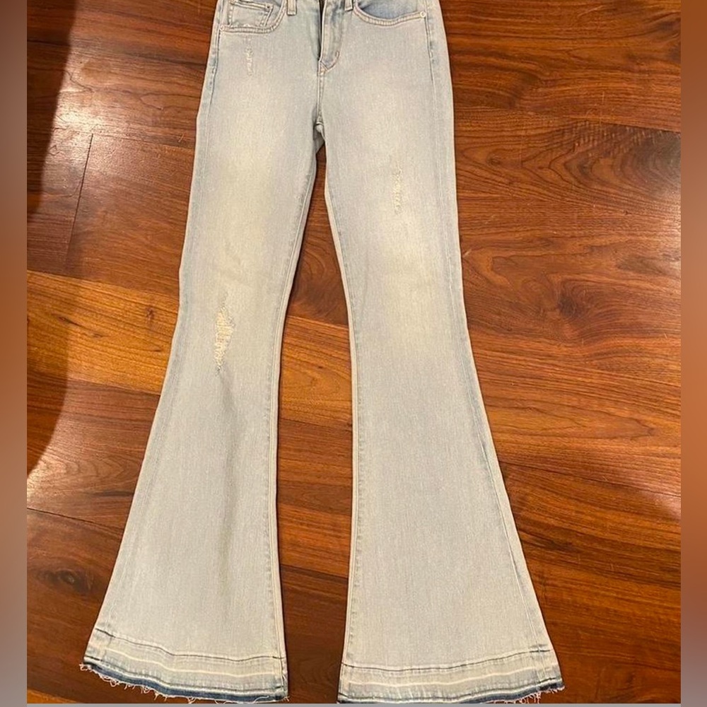 lovers + friends cory flare jeans mayfair